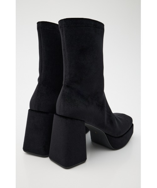 MOUSSY（マウジー）の「STRETCH BLOCK HEEL ブーツ（ブーツ・レディース・ブラウン/ブラック・SMALL/MEDIUM/LARGE）」の6枚目の写真