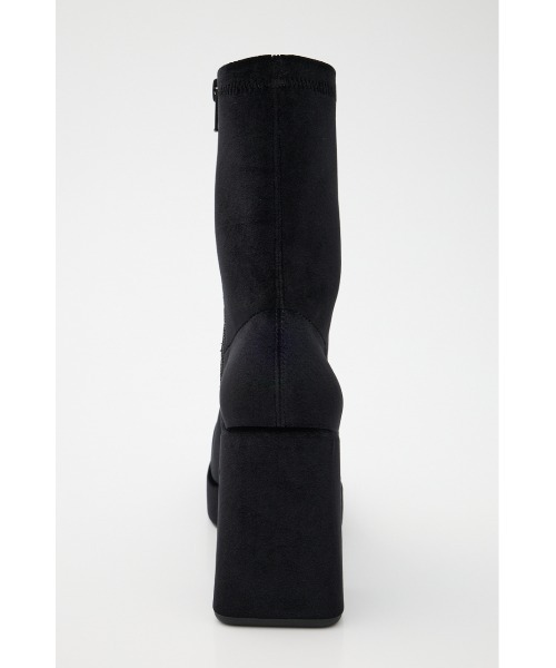 MOUSSY（マウジー）の「STRETCH BLOCK HEEL ブーツ（ブーツ・レディース・ブラウン/ブラック・SMALL/MEDIUM/LARGE）」の7枚目の写真