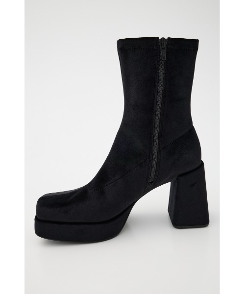 MOUSSY（マウジー）の「STRETCH BLOCK HEEL ブーツ（ブーツ・レディース・ブラウン/ブラック・SMALL/MEDIUM/LARGE）」の10枚目の写真