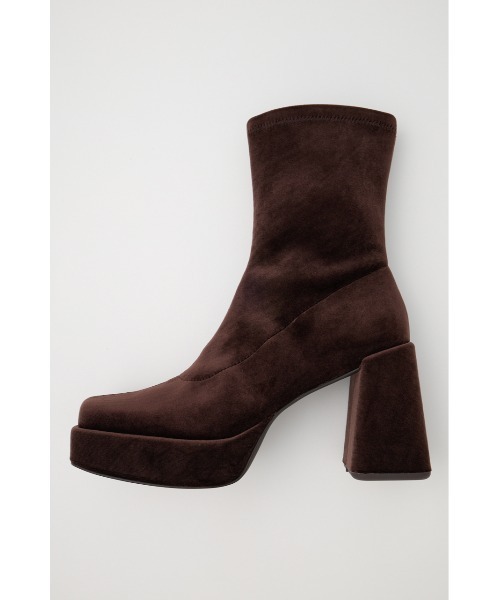 セール】【25年AW新作】STRETCH BLOCK HEEL ブーツ（ブーツ）｜MOUSSY