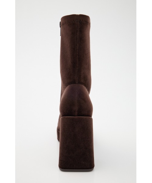 MOUSSY（マウジー）の「STRETCH BLOCK HEEL ブーツ（ブーツ・レディース・ブラウン/ブラック・SMALL/MEDIUM/LARGE）」の17枚目の写真