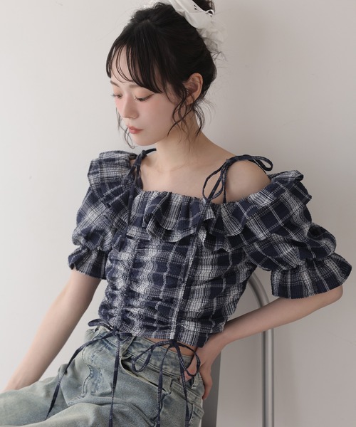 one after another NICE CLAUP（ワンアフターアナザーナイスクラップ）の「【サイズ展開あり】ワイドデニム（デニムパンツ・レディース・ライトブルー/ブルー/ブラック・SMALL/MEDIUM）」の12枚目の写真