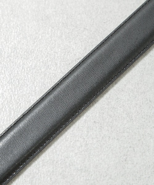 NANO universe（ナノユニバース）の「日本製 水シボスプリットレザーベルト（ベルト・メンズ・ブラック/ダークブラウン・FREE）」の5枚目の写真