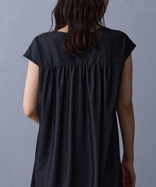 NICOLE white（ニコルホワイト）の「デニムワンピース（ワンピース・レディース・ブルー/ブラック・FREE）」の8枚目の写真