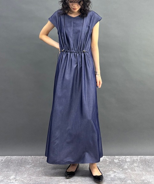 NICOLE white（ニコルホワイト）の「デニムワンピース（ワンピース・レディース・ブルー/ブラック・FREE）」の14枚目の写真