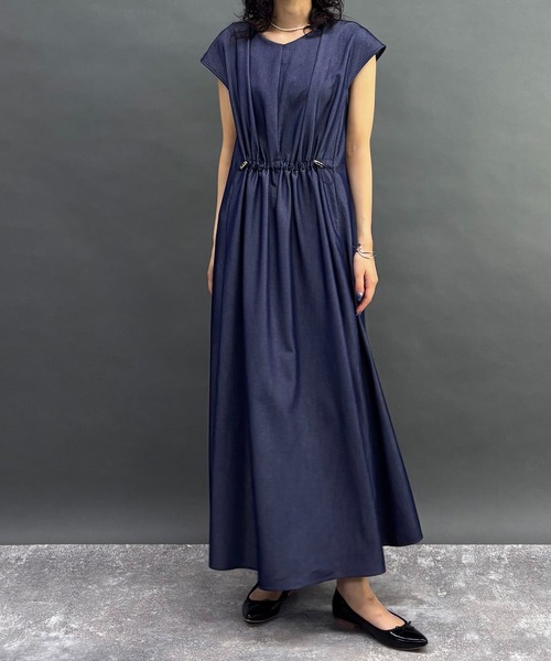 NICOLE white（ニコルホワイト）の「デニムワンピース（ワンピース・レディース・ブルー/ブラック・FREE）」の15枚目の写真