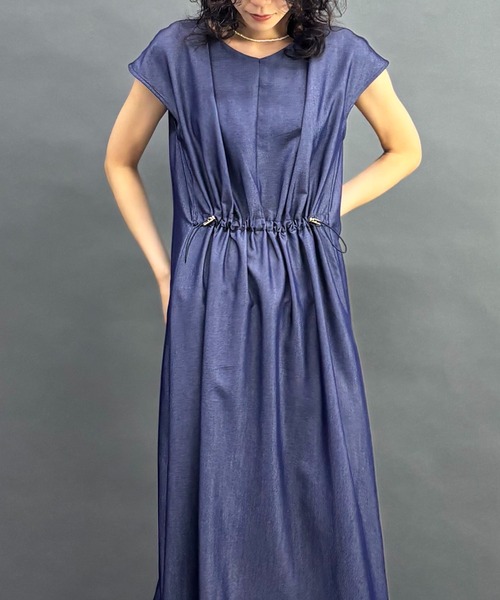 NICOLE white（ニコルホワイト）の「デニムワンピース（ワンピース・レディース・ブルー/ブラック・FREE）」の16枚目の写真