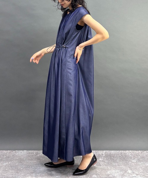 NICOLE white（ニコルホワイト）の「デニムワンピース（ワンピース・レディース・ブルー/ブラック・FREE）」の19枚目の写真