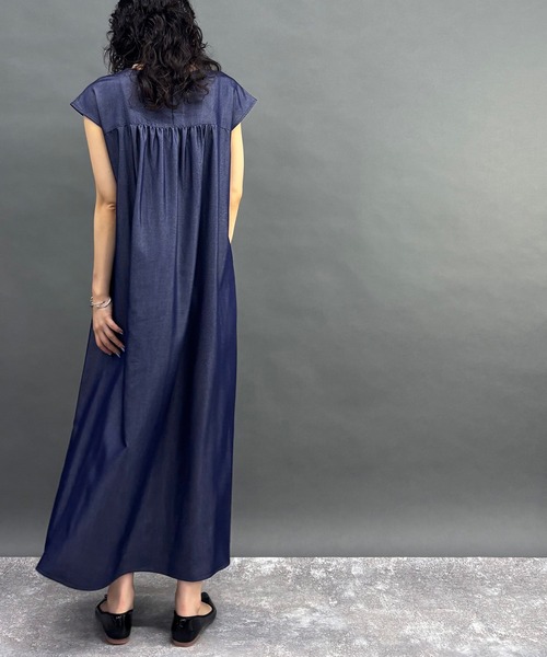 NICOLE white（ニコルホワイト）の「デニムワンピース（ワンピース・レディース・ブルー/ブラック・FREE）」の20枚目の写真