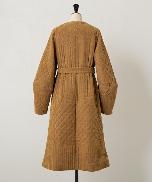 BEARDSLEY（ビアズリー）の「《15 quinze》刺繍キルトコート（その他アウター・レディース・アイボリー/キャメル・FREE）」の15枚目の写真