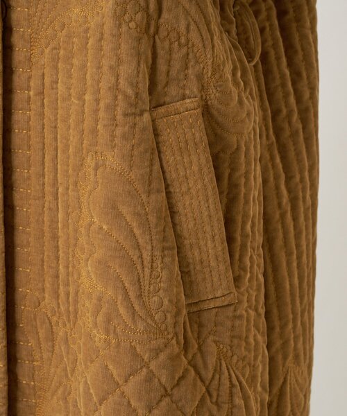 BEARDSLEY（ビアズリー）の「《15 quinze》刺繍キルトコート（その他アウター・レディース・アイボリー/キャメル・FREE）」の18枚目の写真