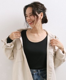 CLOTHY（クロシィ）の「【あったかプラズマヒートシリーズ】ワイドクルーネックヒートインナー（その他アンダーウェア/インナー・レディース）」