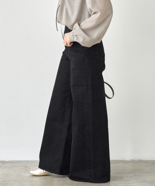 セール】YANUK/ヤヌーク 別注 Wide Flare ワイドフレアデニム（デニム