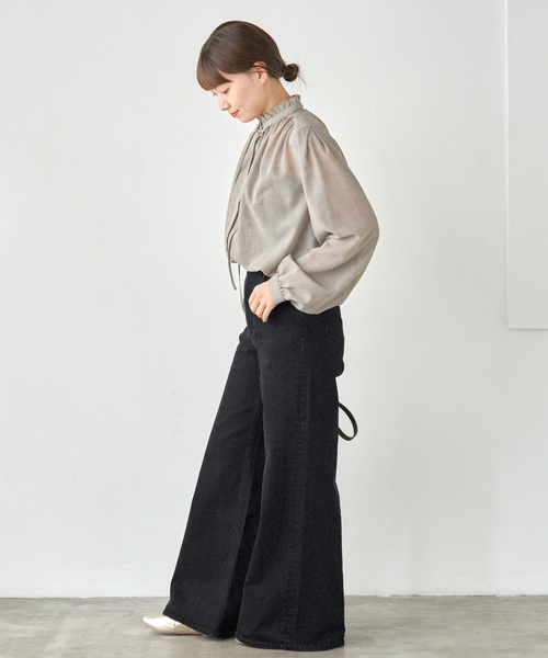 セール】YANUK/ヤヌーク 別注 Wide Flare ワイドフレアデニム（デニム