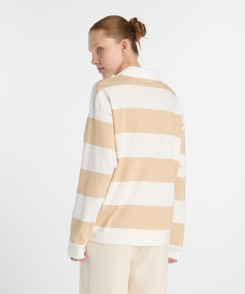 NEW BALANCE(ニューバランス)の「Rugby ロングスリーブトップ(ポロシャツ・レディース・ブルー系その他/ブラウン系その他・MEDIUM/LARGE/X-LARGE/SMALL)」の4枚目の写真