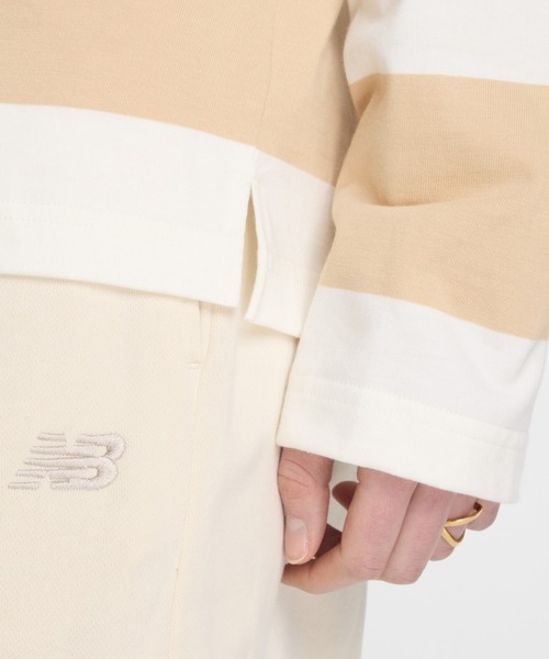 NEW BALANCE(ニューバランス)の「Rugby ロングスリーブトップ(ポロシャツ・レディース・ブルー系その他/ブラウン系その他・MEDIUM/LARGE/X-LARGE/SMALL)」の6枚目の写真