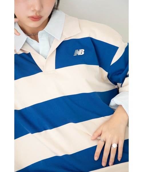 NEW BALANCE(ニューバランス)の「Rugby ロングスリーブトップ(ポロシャツ・レディース・ブルー系その他/ブラウン系その他・MEDIUM/LARGE/X-LARGE/SMALL)」の19枚目の写真