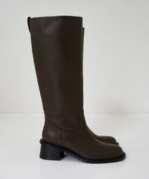 LANVIN ブラックブーツ 22.5cm新品 ランバン コレクション LANVIN COLLECTION ショートブーツ （ブラック