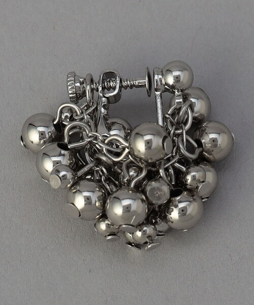 coen（コーエン）の「ボリュームツブツブチェーンイヤリング（イヤリング・レディース・シルバー/ゴールド・FREE）」の4枚目の写真