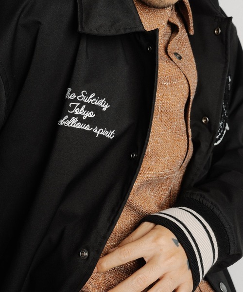 Subciety（サブサエティ）の「Light varsity jkt（スタジャン・メンズ・グレー/ブラック/カーキ・LARGE/X-LARGE/SMALL/MEDIUM）」の6枚目の写真