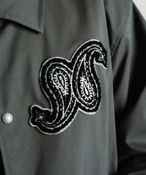 Subciety（サブサエティ）の「Light varsity jkt（スタジャン・メンズ・グレー/ブラック/カーキ・LARGE/X-LARGE/SMALL/MEDIUM）」の11枚目の写真