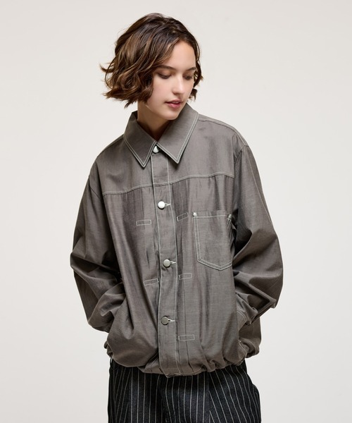 CHAMBRAY TRACKER SHIRT JACKET / シャンブレートラッカーシャツ