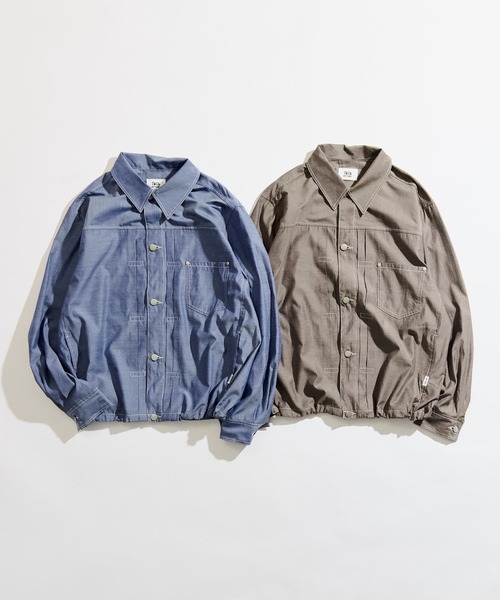 CHAMBRAY TRACKER SHIRT JACKET / シャンブレートラッカーシャツ