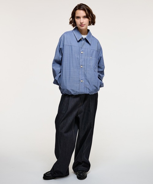 WETTEMPT(ウィテンプト)の「CHAMBRAY TRACKER SHIRT JACKET / シャンブレートラッカーシャツジャケット(シャツ/ブラウス・メンズ・チャコールグレー/ブルー・SMALL/MEDIUM/LARGE)」の21枚目の写真