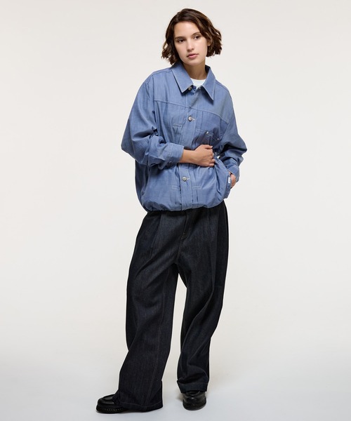 CHAMBRAY TRACKER SHIRT JACKET / シャンブレートラッカーシャツ