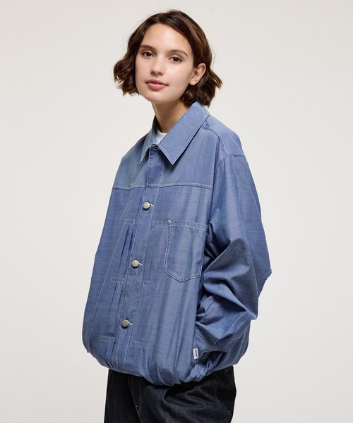 WETTEMPT(ウィテンプト)の「CHAMBRAY TRACKER SHIRT JACKET / シャンブレートラッカーシャツジャケット(シャツ/ブラウス・メンズ・チャコールグレー/ブルー・SMALL/MEDIUM/LARGE)」の18枚目の写真