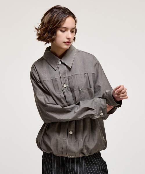 CHAMBRAY TRACKER SHIRT JACKET / シャンブレートラッカーシャツ