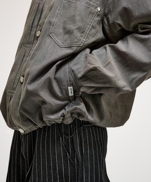 WETTEMPT(ウィテンプト)の「CHAMBRAY TRACKER SHIRT JACKET / シャンブレートラッカーシャツジャケット(シャツ/ブラウス・メンズ・チャコールグレー/ブルー・SMALL/MEDIUM/LARGE)」の14枚目の写真