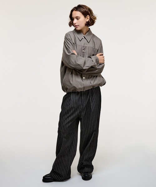 WETTEMPT(ウィテンプト)の「CHAMBRAY TRACKER SHIRT JACKET / シャンブレートラッカーシャツジャケット(シャツ/ブラウス・メンズ・チャコールグレー/ブルー・SMALL/MEDIUM/LARGE)」の8枚目の写真