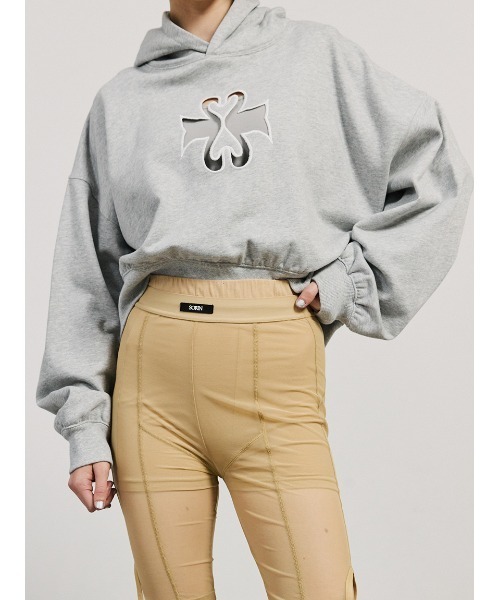 SORIN（ソリン　）の「SWAN Cutwork Balloon Hoodie/スワンカットワーク　バルーンフーディ（パーカー・レディース・ブラック/グレー/グリーン・38）」の11枚目の写真