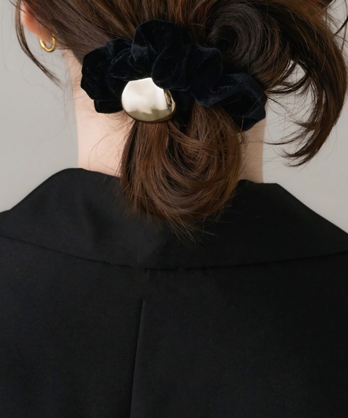 muku（ムク）の「CHOUCHOU/VELOUR（シュシュ・レディース・ブラック×ゴールド/ブラウン/ブラック×シルバー・FREE）」の22枚目の写真