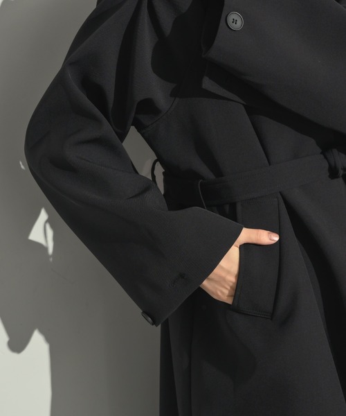 ドレープロングコート（ノーカラーコート）｜NEUNA（ヌナ）の