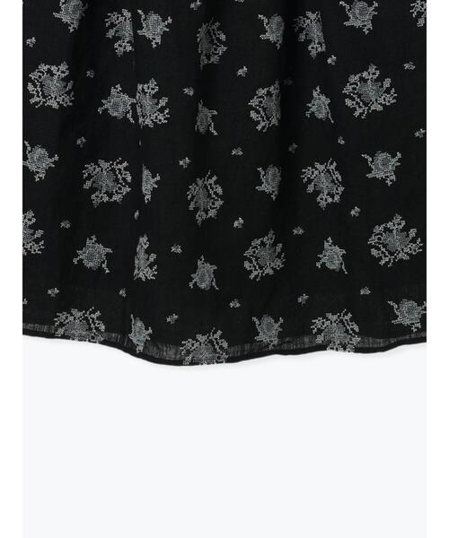 TSUHARU by Samansa Mos2(ツハルバイサマンサモスモス)の「ローズ柄総刺繍スカート(スカート・レディース・オリーブ/ブラック・F)」の15枚目の写真