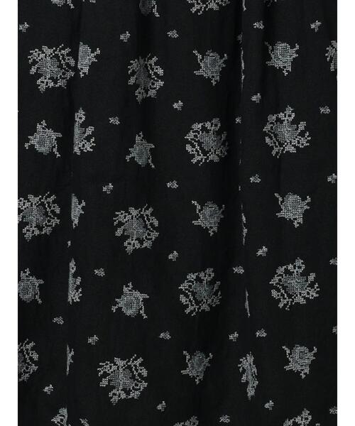 TSUHARU by Samansa Mos2(ツハルバイサマンサモスモス)の「ローズ柄総刺繍スカート(スカート・レディース・オリーブ/ブラック・F)」の17枚目の写真