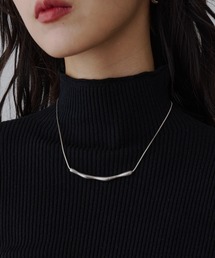 NUJOH（ヌゾ）の「Twist Bar Necklace /  ツイスト  バー ネックレス（ネックレス）」