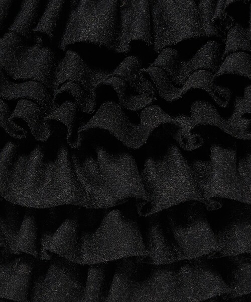 UNITED ARROWS（ユナイテッドアローズ）の「フリル ワンハンドルバッグ（ハンドバッグ・レディース・ブラック/ダークグレー・FREE）」の18枚目の写真