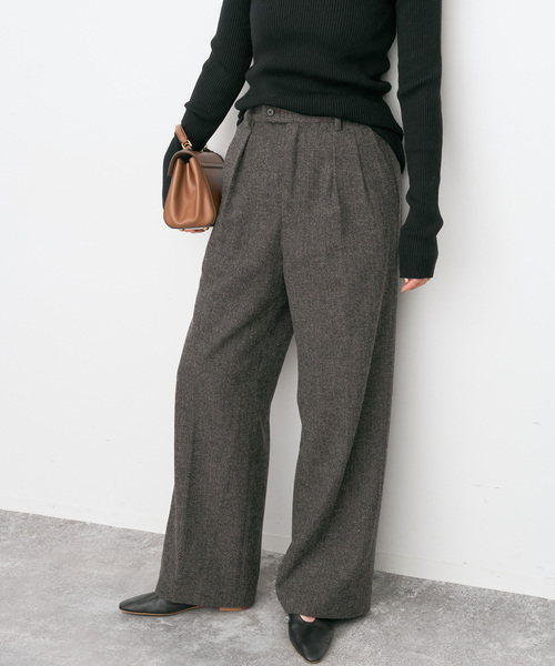 セール】ツイードタックパンツ（その他パンツ）｜Spick & Span