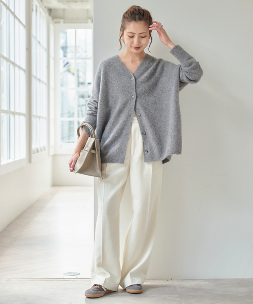 Spick & Span（スピックアンドスパン）の「ツイードタックパンツ（その他パンツ・レディース・ホワイト/マルチ・36/38）」の4枚目の写真