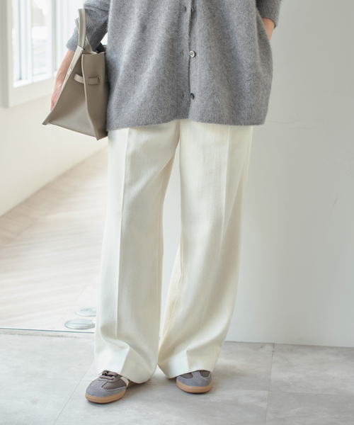 Spick & Span（スピックアンドスパン）の「ツイードタックパンツ（その他パンツ・レディース・ホワイト/マルチ・36/38）」の15枚目の写真