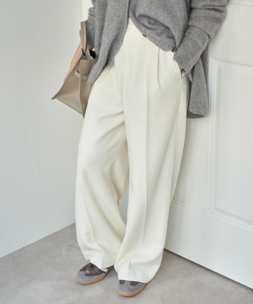 Spick & Span（スピックアンドスパン）の「ツイードタックパンツ（その他パンツ・レディース・ホワイト/マルチ・36/38）」の18枚目の写真