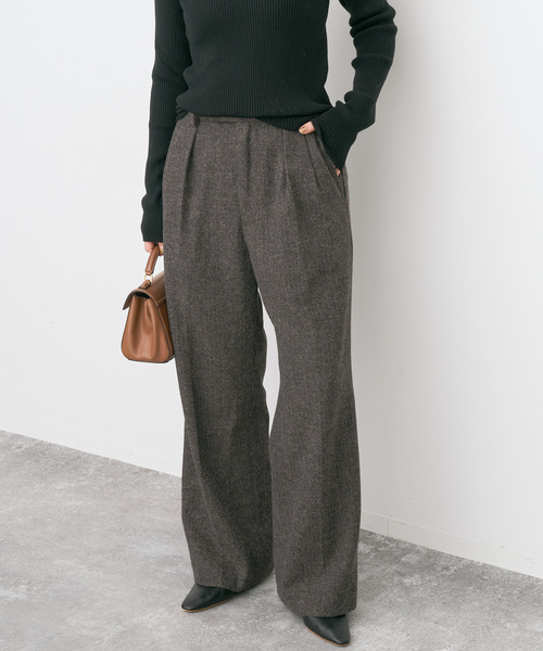 Spick & Span（スピックアンドスパン）の「ツイードタックパンツ（その他パンツ・レディース・ホワイト/マルチ・36/38）」の21枚目の写真