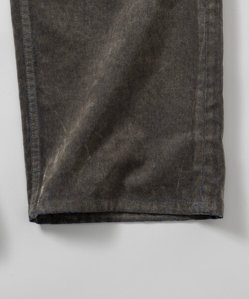 FREAK'S STORE（フリークスストア）の「FREAK’S STORE/フリークスストア ストレートシルエット フロッキー ワイドデニムパンツ（デニムパンツ・メンズ・ベージュ/ブラウン・LARGE/MEDIUM）」の18枚目の写真