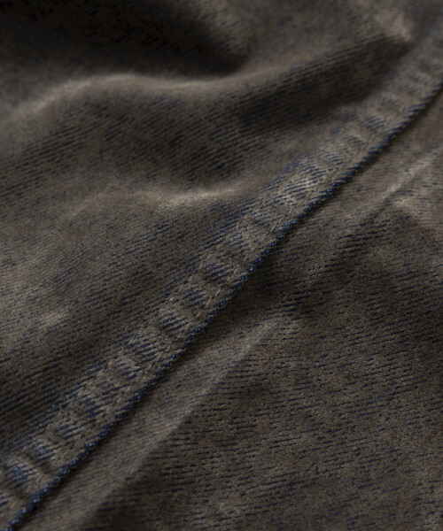 FREAK'S STORE（フリークスストア）の「FREAK’S STORE/フリークスストア ストレートシルエット フロッキー ワイドデニムパンツ（デニムパンツ・メンズ・ベージュ/ブラウン・LARGE/MEDIUM）」の21枚目の写真