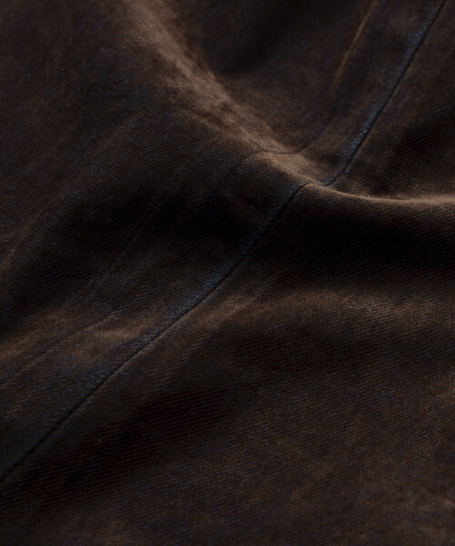 FREAK'S STORE（フリークスストア）の「FREAK’S STORE/フリークスストア ストレートシルエット フロッキー ワイドデニムパンツ（デニムパンツ・メンズ・ベージュ/ブラウン・LARGE/MEDIUM）」の22枚目の写真