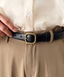 LOVALOT | シンプルフェイクレザー スクエアベルト(ベルト)