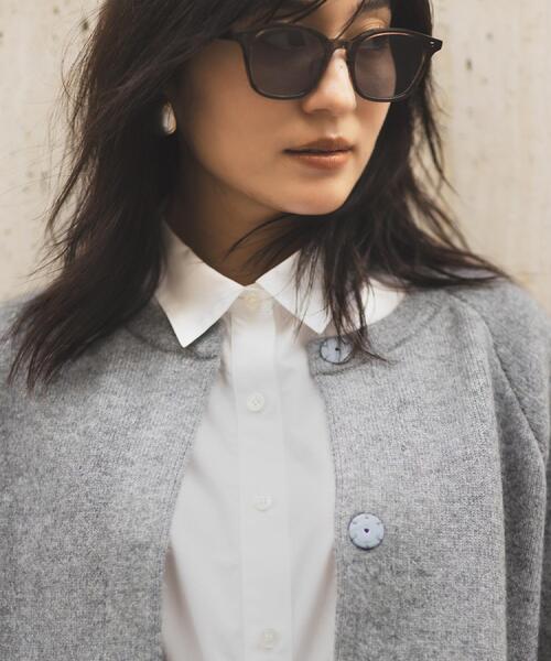 UNTITLED（アンタイトル）の「【軽アウター/ミドル丈】ウールニットコーディガン（カーディガン/ボレロ・レディース・ナチュラル/グレー/ブラウン系・48/44/04/02/00）」の7枚目の写真